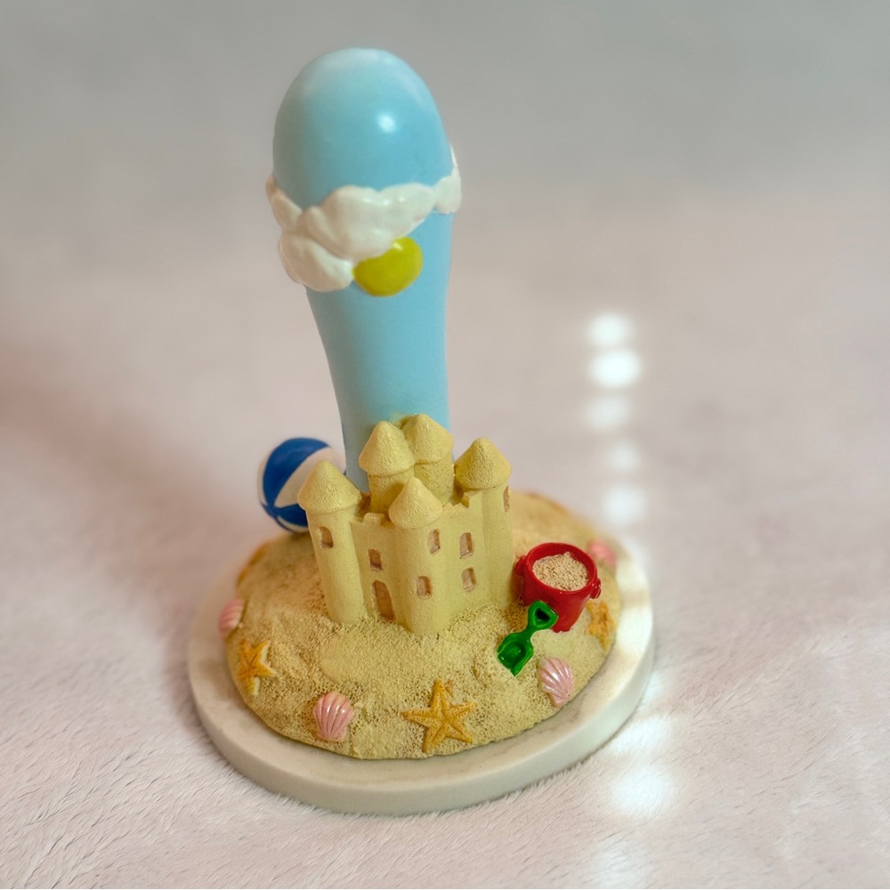 Cute‎ Beach Themed Sandcastle Cookie Stamp for Baking Or Cooking